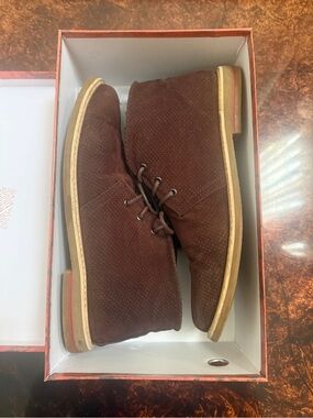 Men's Brown Suede Desert Boots